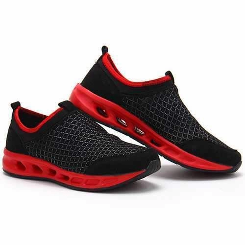 Men Casual Outdoor Breathable Mesh Sport Shoes Soft Sole Walking Athletic Shoes Best Casual Business Shoes