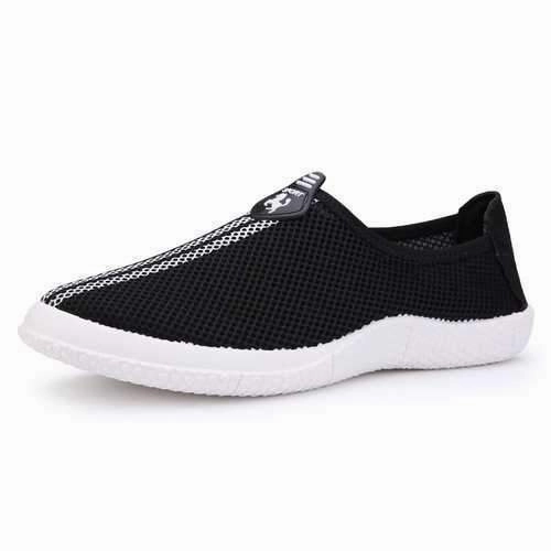 8053 Quad Hinge Platform Casual Shoes Men Casual Outdoor Mesh Breathable Slip on Sneakers Shoes