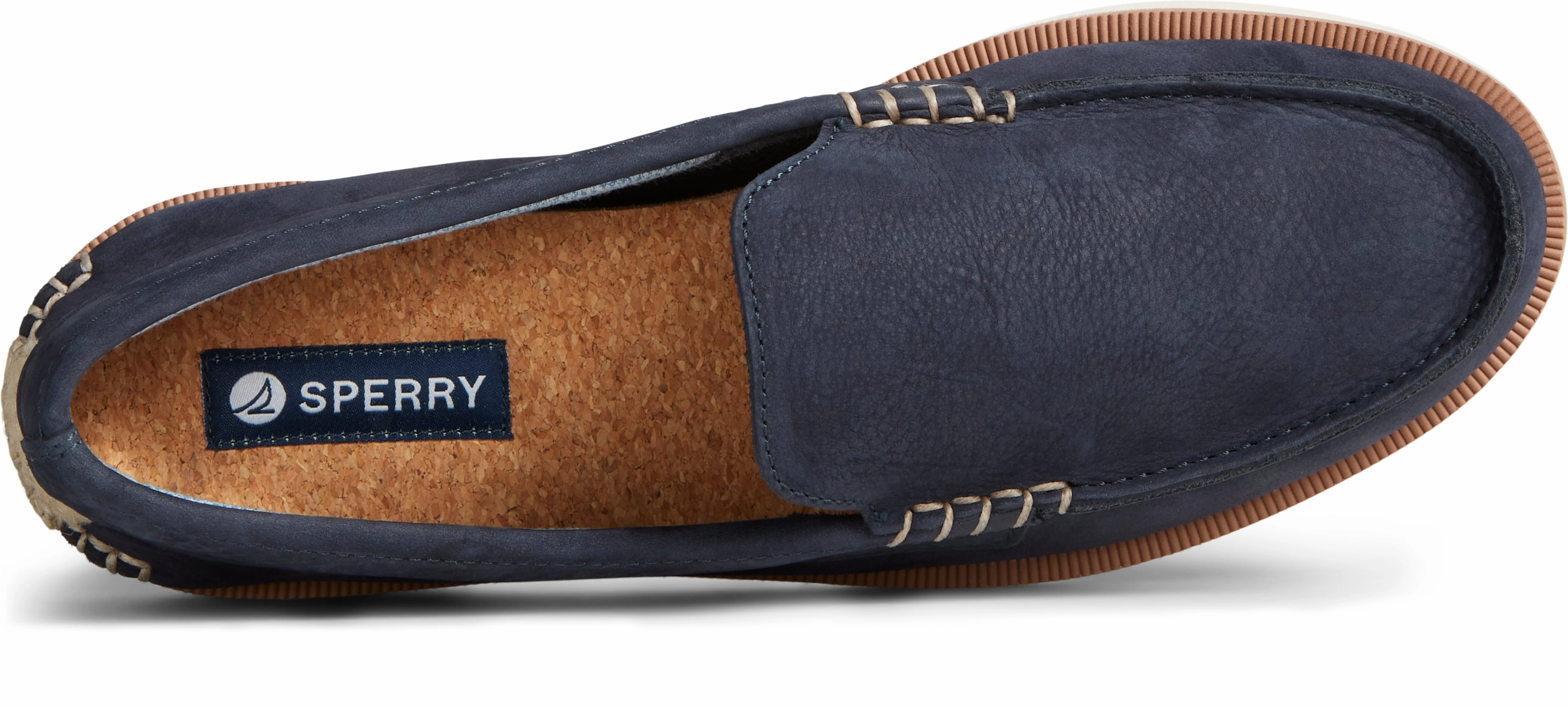 Men's A/O Venetian Double Sole Wide Nubuck - Navy Best Low All Casual Shoes