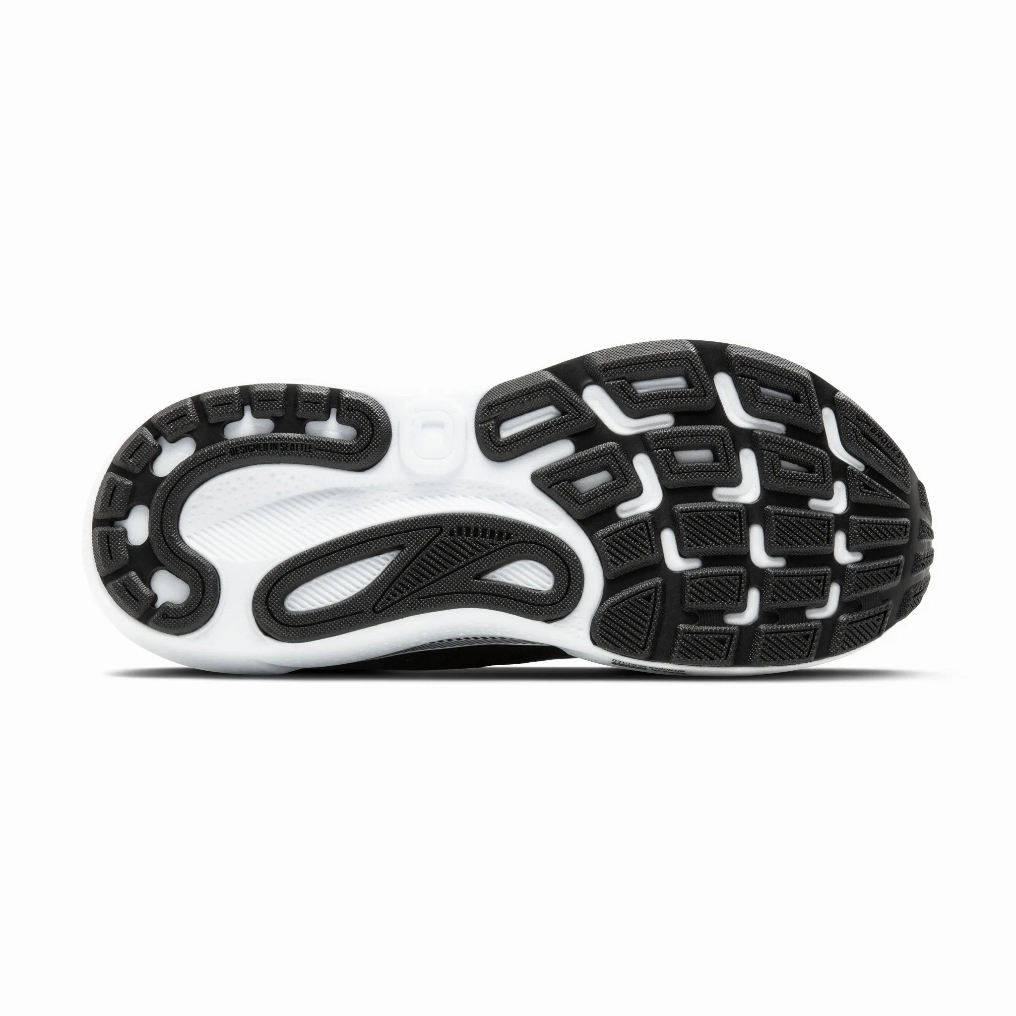 Running Lights For Shoes Men's Brooks Running Adrenaline GTS 24 Road Running Shoe in Black/White