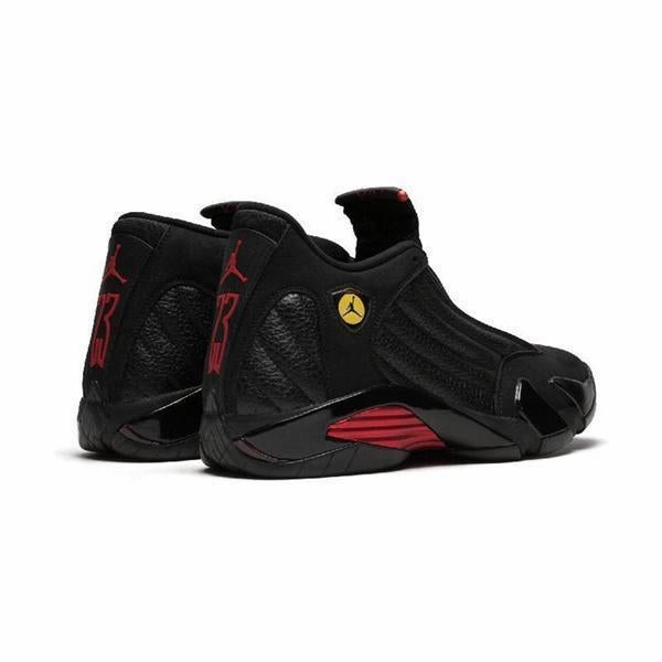 Old Asics Cheer Shoes Men's Jordan 14 Retro Basketball Shoes - Black