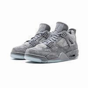 Men's Jordan 4 Retro Kaws Basketball Shoes - Grey Asics Running Shoes Washing Machine