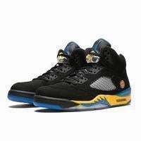 Men's Jordan 5 Retro Laney Basketball Shoes - Black Asics Gt 1000 5 Running Shoes