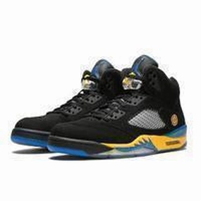 Men's Jordan 5 Retro Laney Basketball Shoes - Black Last Season Asics Running Shoes