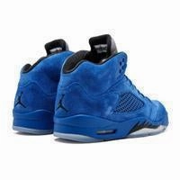 Men's Jordan 5 Retro Laney Basketball Shoes - Blue Top Asics Trail Running Shoes