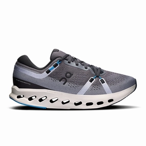 Best Running Shoes For Working Out Men's On Cloudsurfer 2 Running Shoe in Black | Malibu