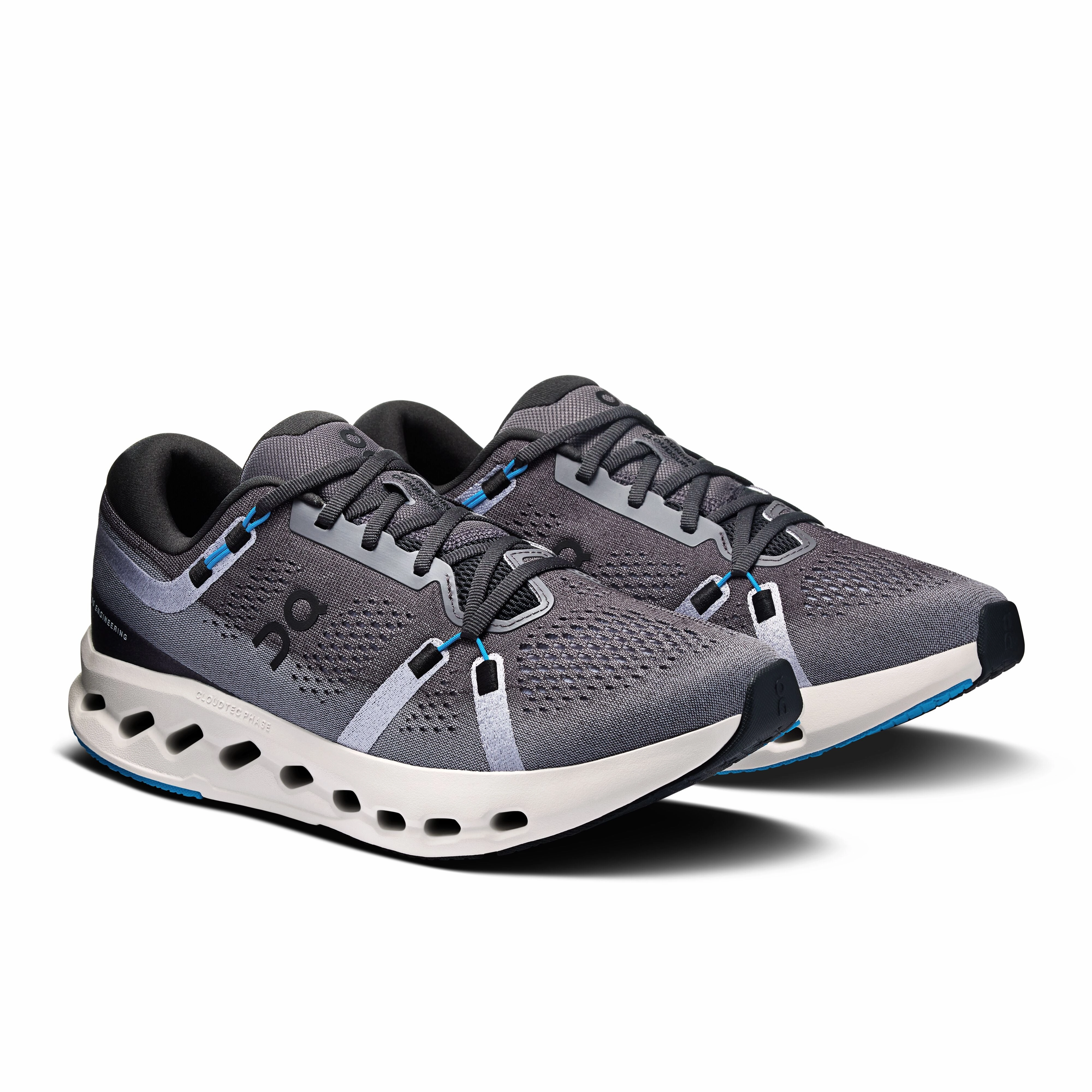 Running Shoes With Plate Men's On Cloudsurfer 2 Running Shoe in Black | Malibu