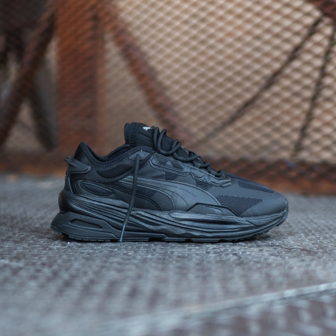 Jordan Burroughs Asics Shoes Men's Puma Extent Nitro Mono (Puma Black/Castlerock)