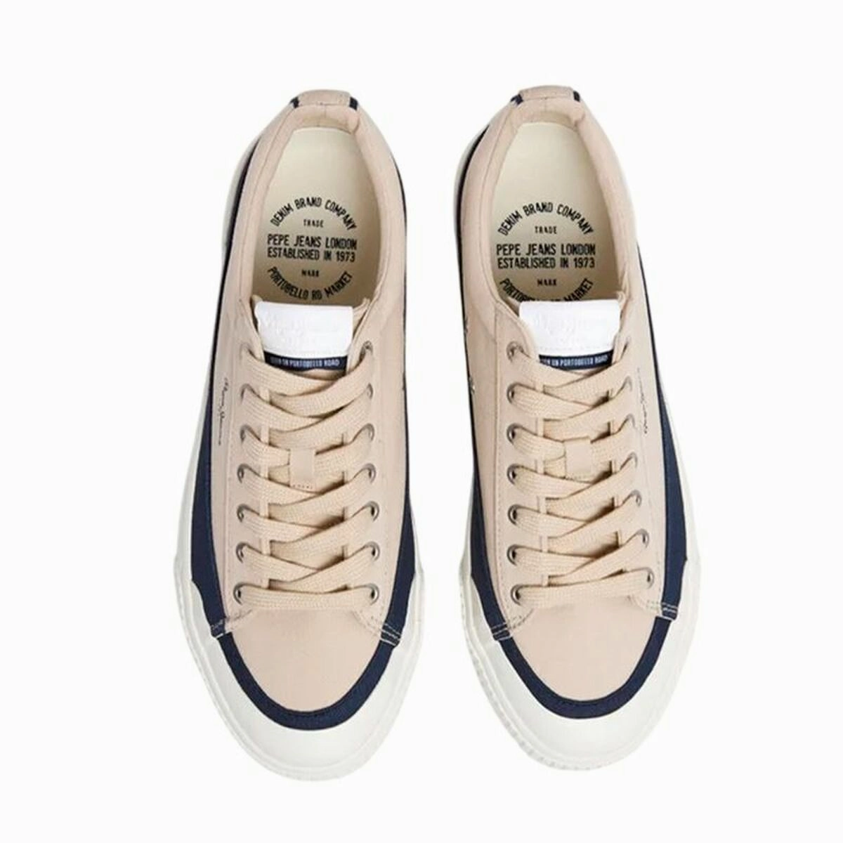 Slippers Sherpa Men's Trainers Pepe Jeans Ben Wash White