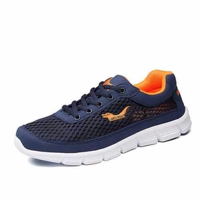 Casual Shoes That Look Formal Men Sport Shoes Outdoor Mesh Breathable Comfortable Casual Lace-Up Athletic Shoes