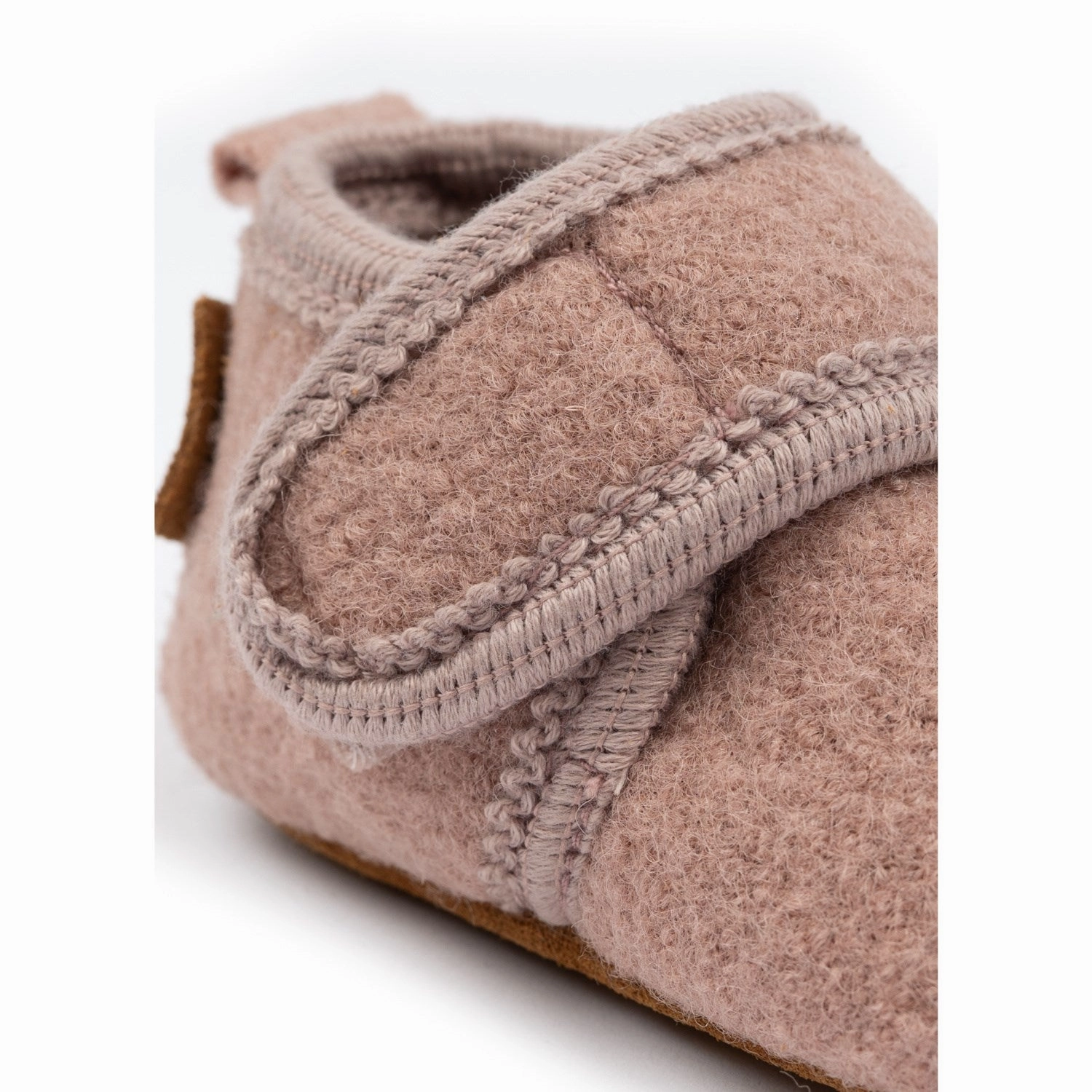 Mikk-Line Adobe Rose Prewalker Wool Extra Wide Slippers
