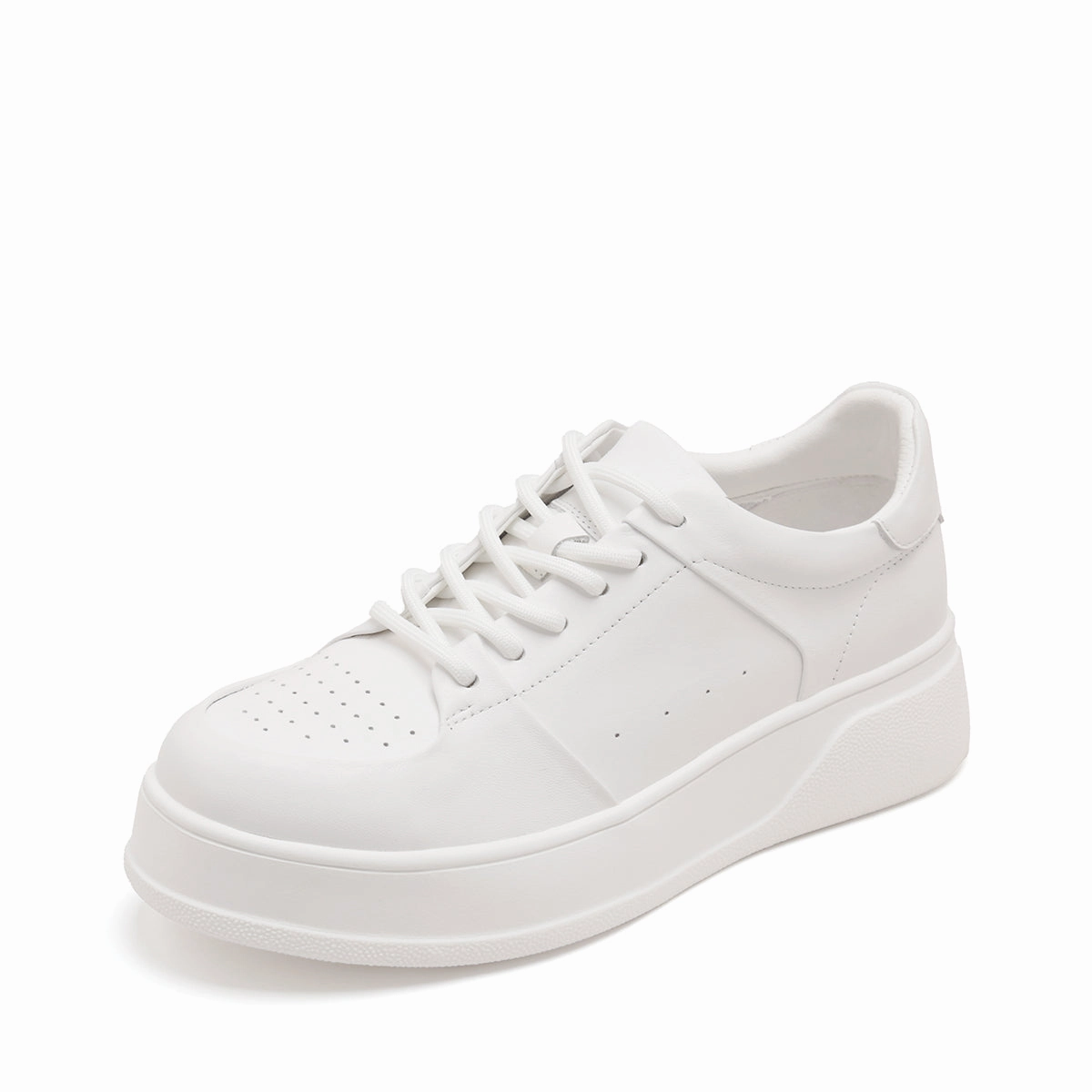 Casual Shoes For Linen Pants MILLIE'S White strappy leather women's casual shoes (Women)