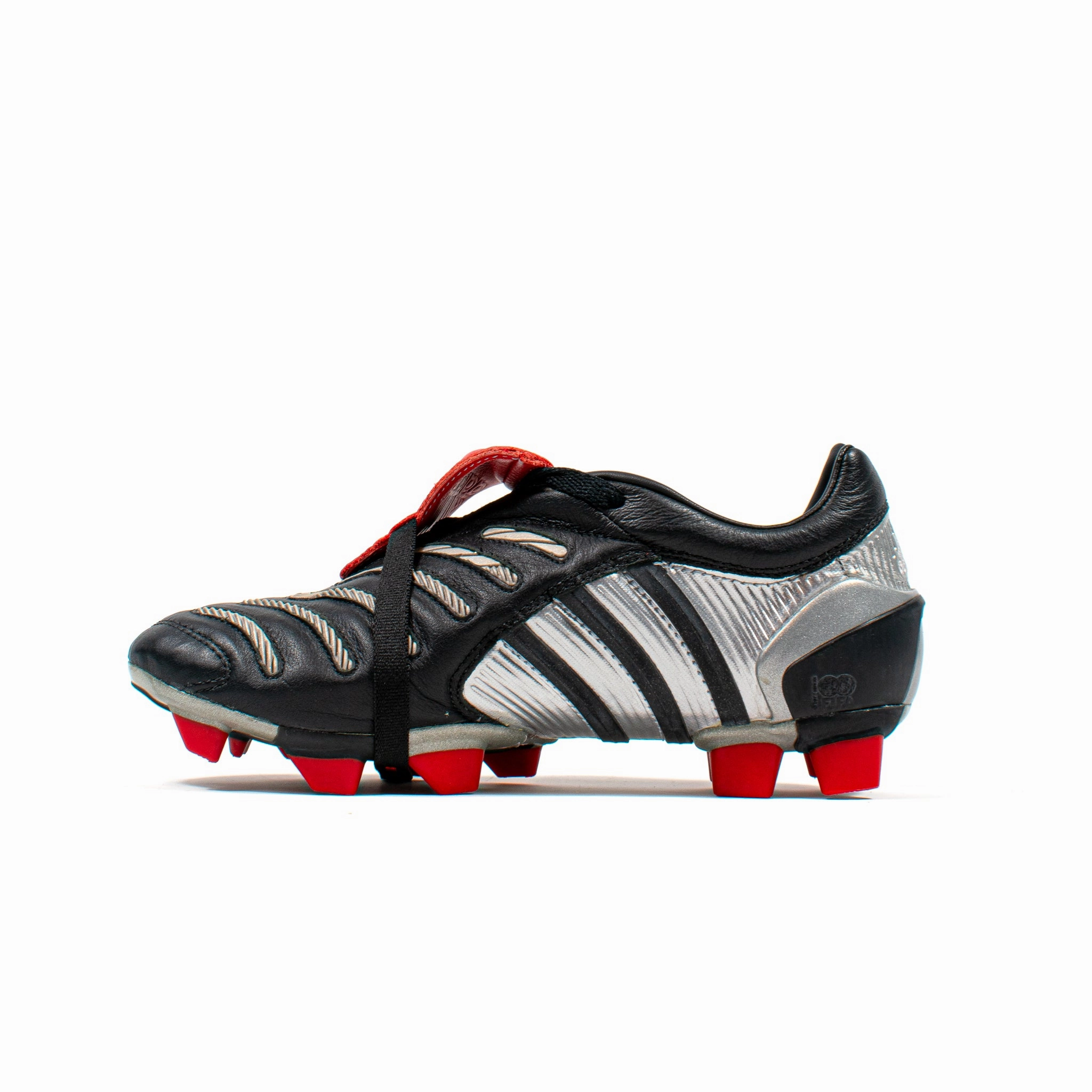 Adidas Predator Pulse Black Silver FG Adidas Tennis Shoes Retro