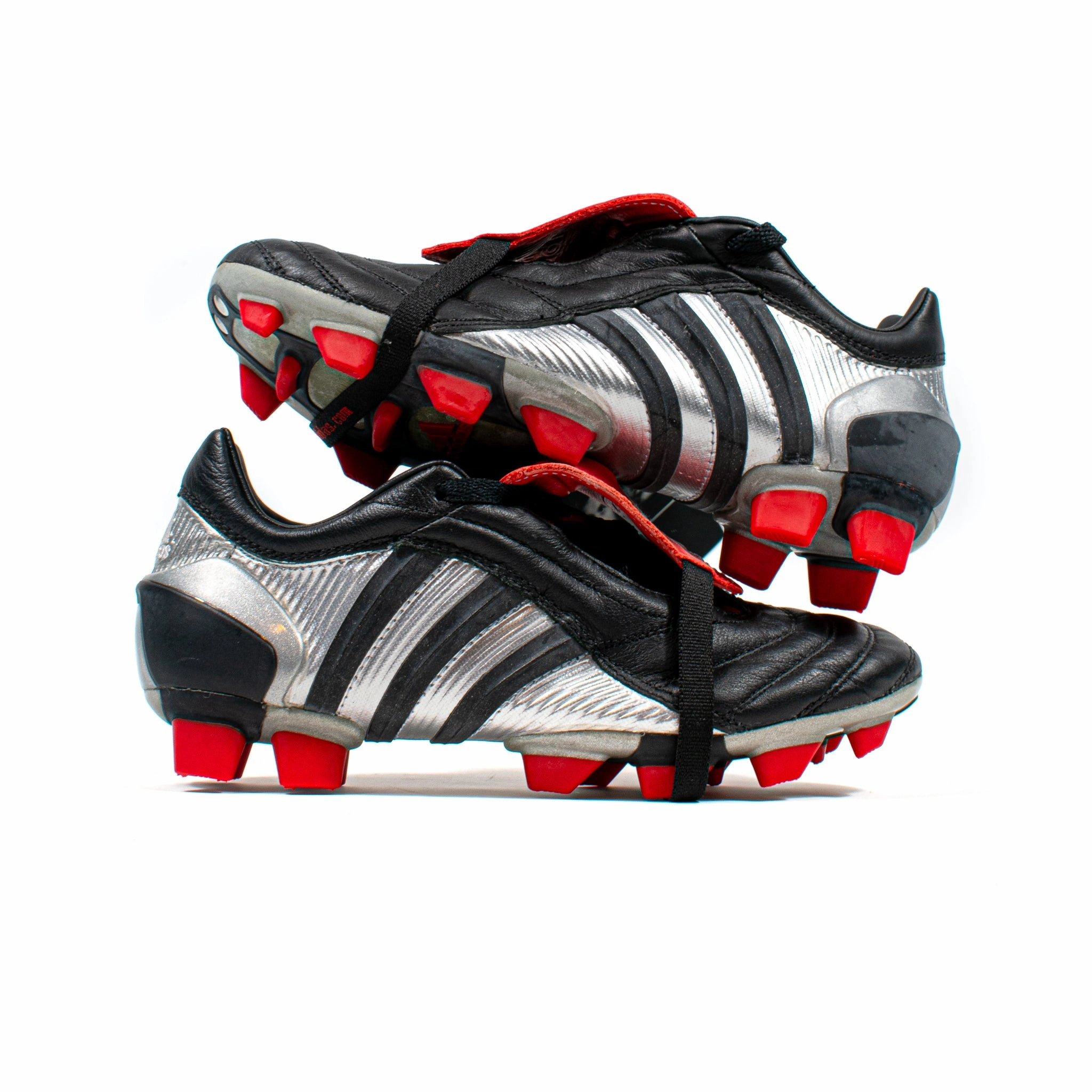 Adidas Predator Pulse Black Silver FG Adidas No Lace Shoes