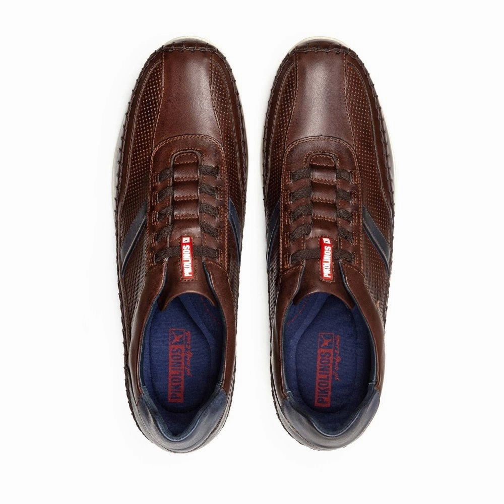 Suede Loafers Jeans Pikolinos Men's Fuencarral M4U-6046C6 - Olmo