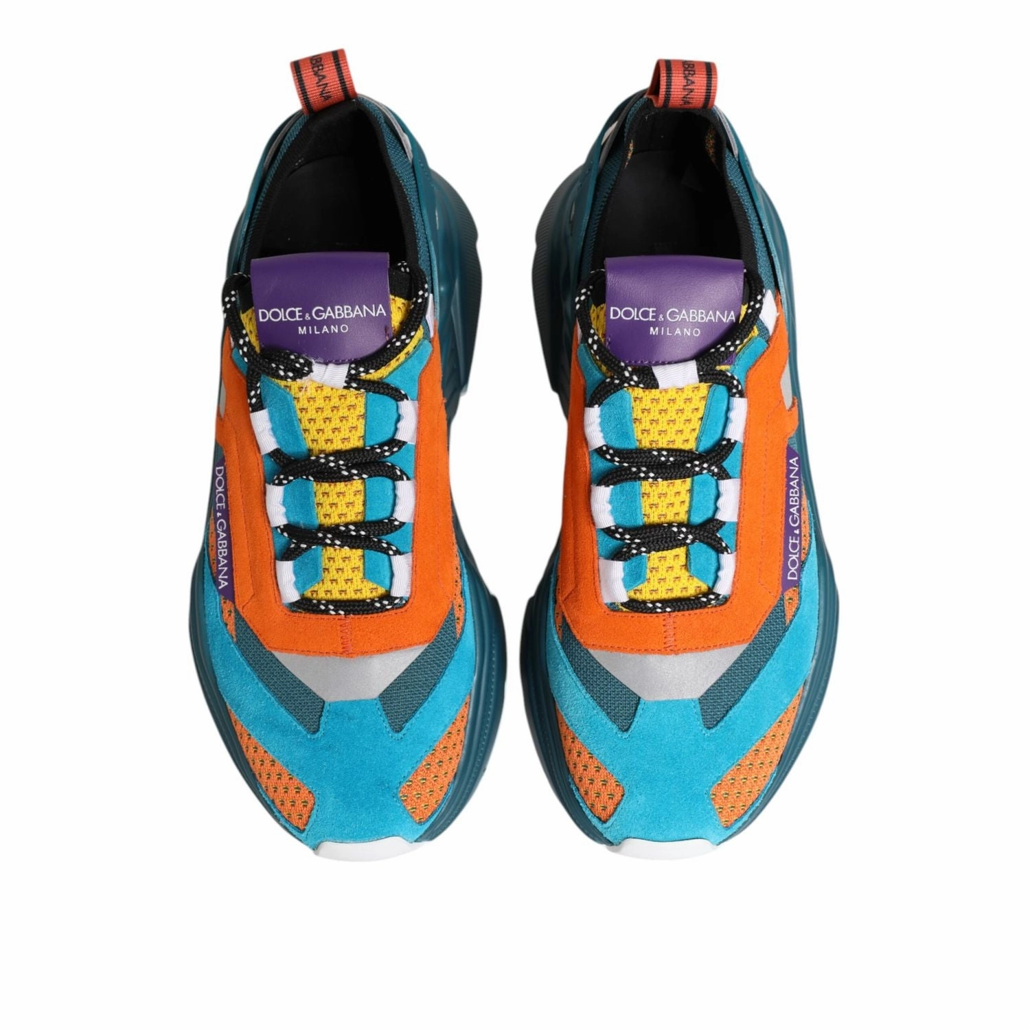 Dolce & Gabbana Multicolor Daymaster Low Top Sneakers Shoes Best Sneakers For Supination