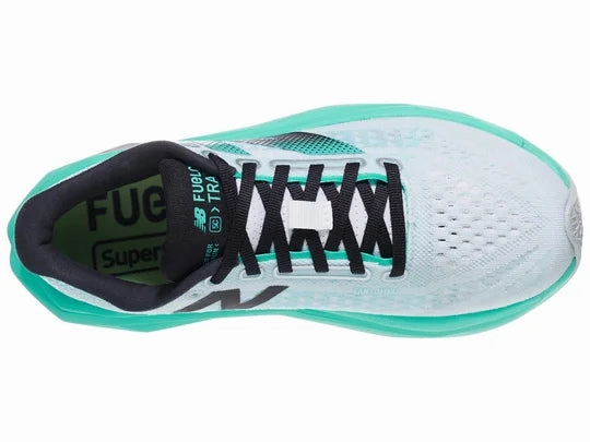 Best Running Shoes For The Treadmill New Balance | FuelCell SuperComp Trainer v3 | Women's | White/Cyber Jade/Silver Metallic/Deep Sea