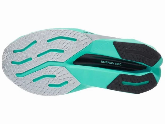 Running On A Cloud Shoes New Balance | FuelCell SuperComp Trainer v3 | Women's | White/Cyber Jade/Silver Metallic/Deep Sea