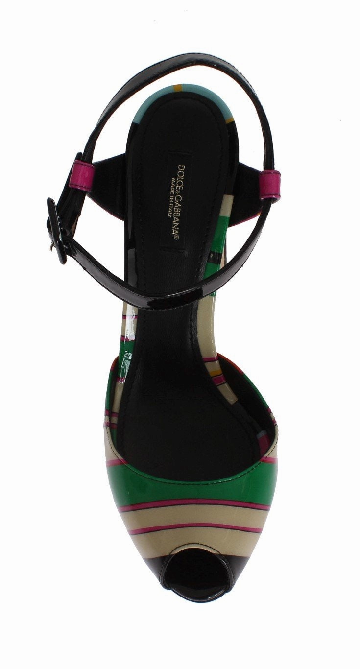 Multicolor Leather Sandals Pumps Bahamian Sandals