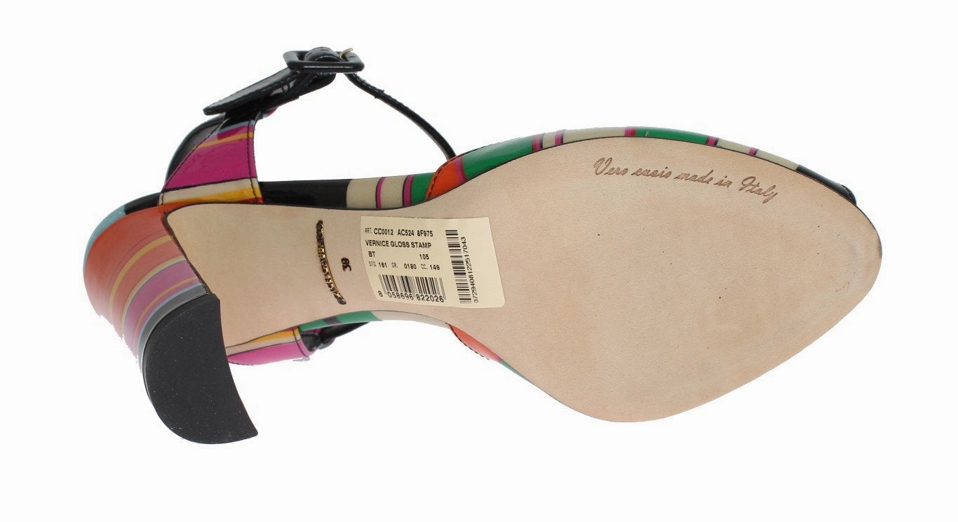 Hotels In Barbados Multicolor Leather Sandals Pumps