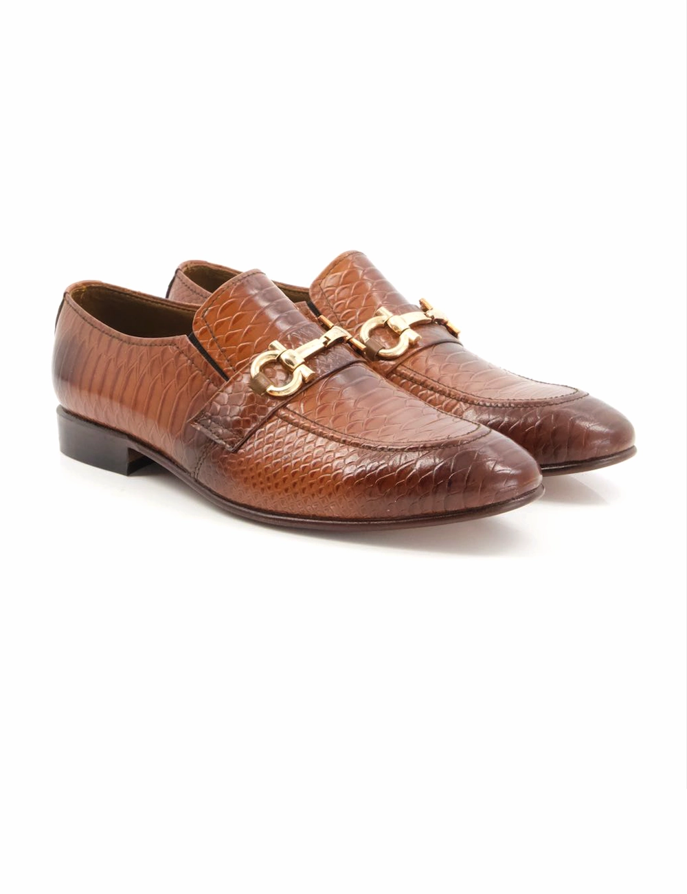 Wide Fit Flat Mary Jane Shoes Mustered | Premium & Classic All Leather Men Shoes