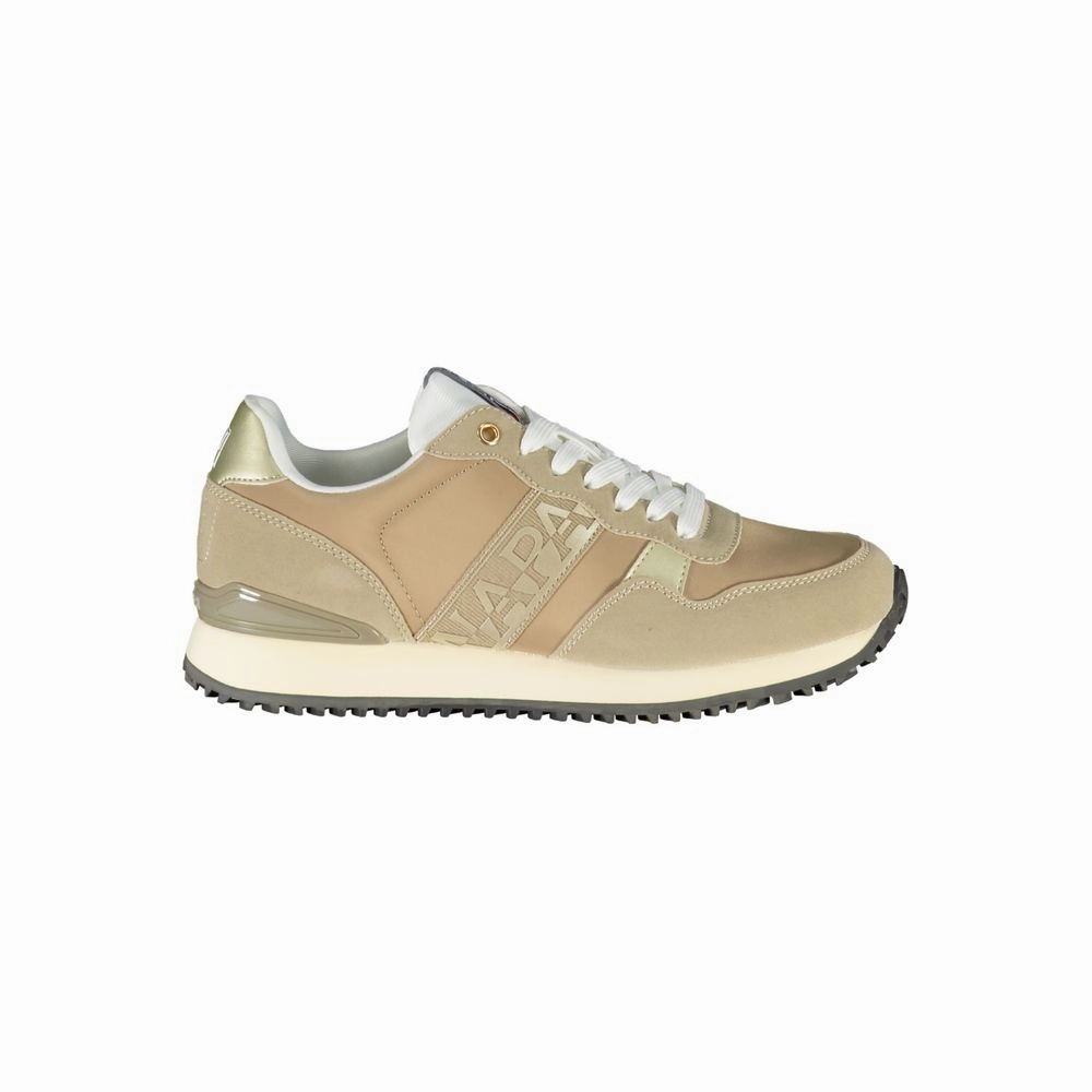 Cutest Sneakers Napapijri Beige Polyester Sneaker