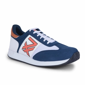 Casual Black Derby Shoes Leap7x Casual Teal Blue Lacing Sneakers For Men BACKAM-1E By Liberty