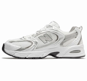 New Balance 530 White Silver Metallic Chunky Sneakers New Balance