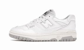New Balance 550 White Grey New Balance Weight Lifting Shoes