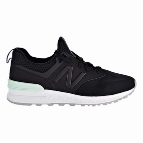 Good Running Shoes With High Arches New Balance 574 Sport Men's Running Shoes Black/Black/White