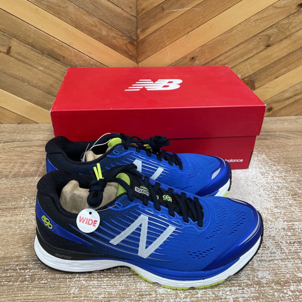 Drawing Running Shoes New Balance - Men's 880v8 Running Shoes - MSRP $150: Blue/Black-men-M8.5 - Wide