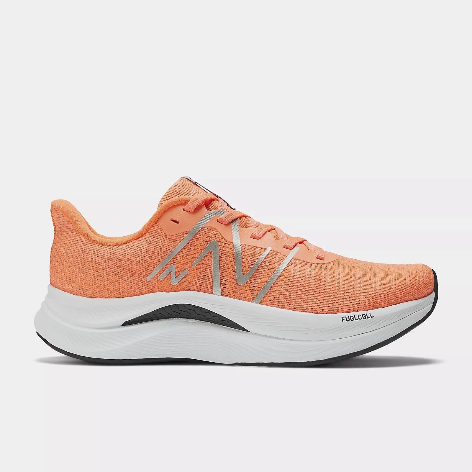 Good Running Shoes Wide Feet New Balance FuelCell Propel v4 Women's - neon orange / black