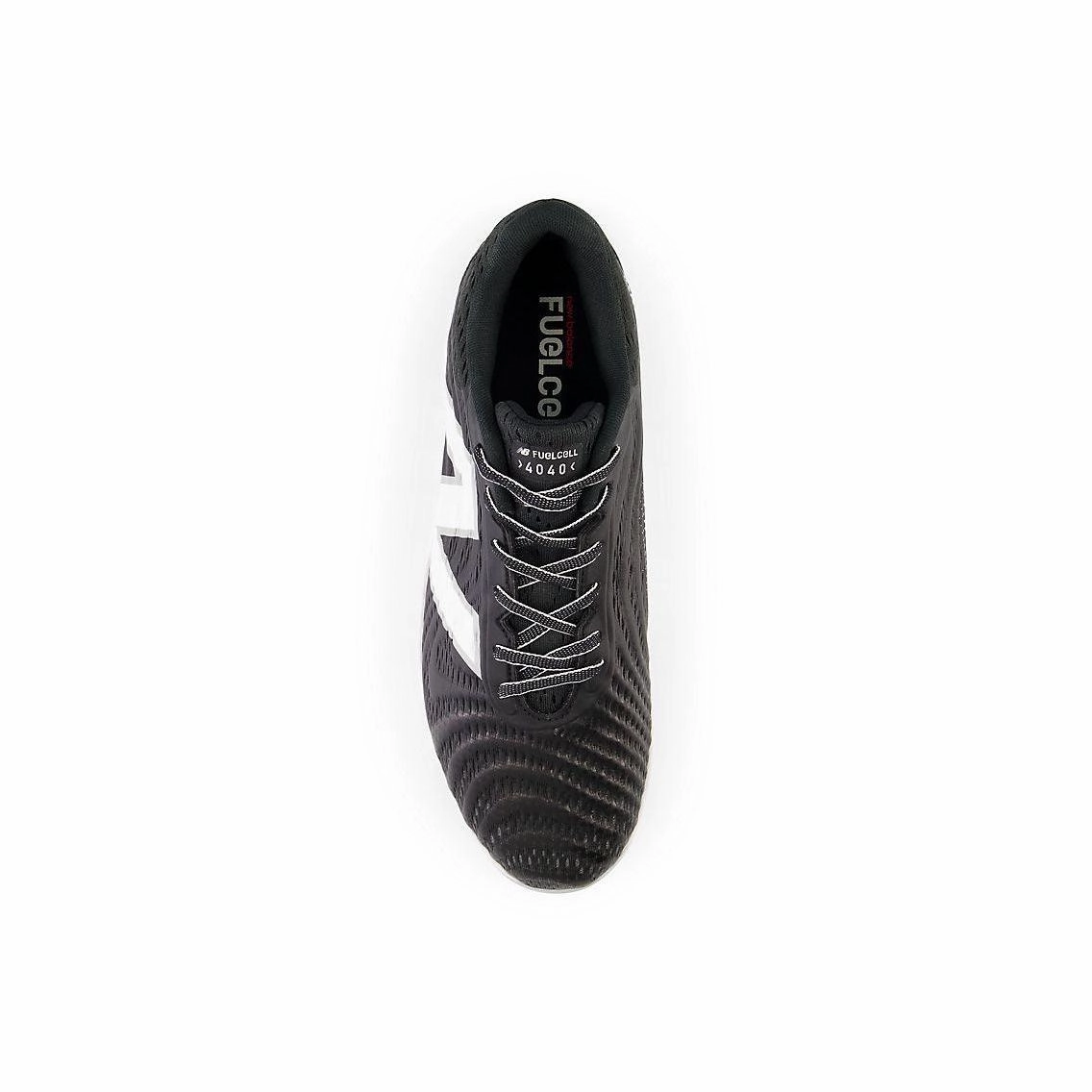 New Balance 860 Running Shoes New Balance Men's FuelCell 4040 V7 Metal Baseball Cleats - Black / Optic White - L4040BK7