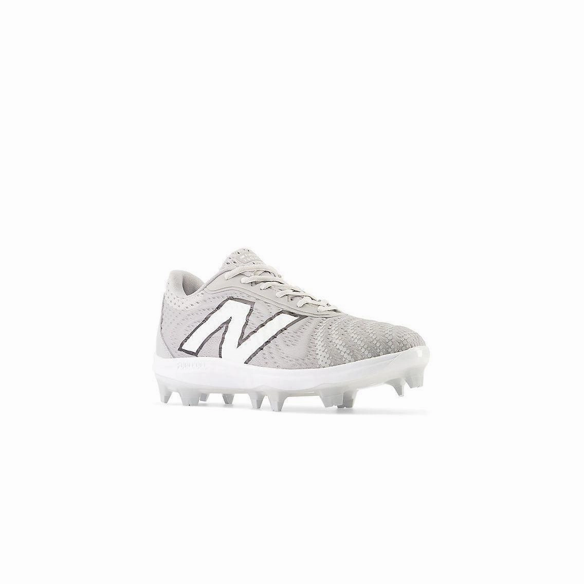 Staud X New Balance New Balance Men's FuelCell 4040 V7 Molded Baseball Cleats - Raincloud / Optic White - PL4040G7