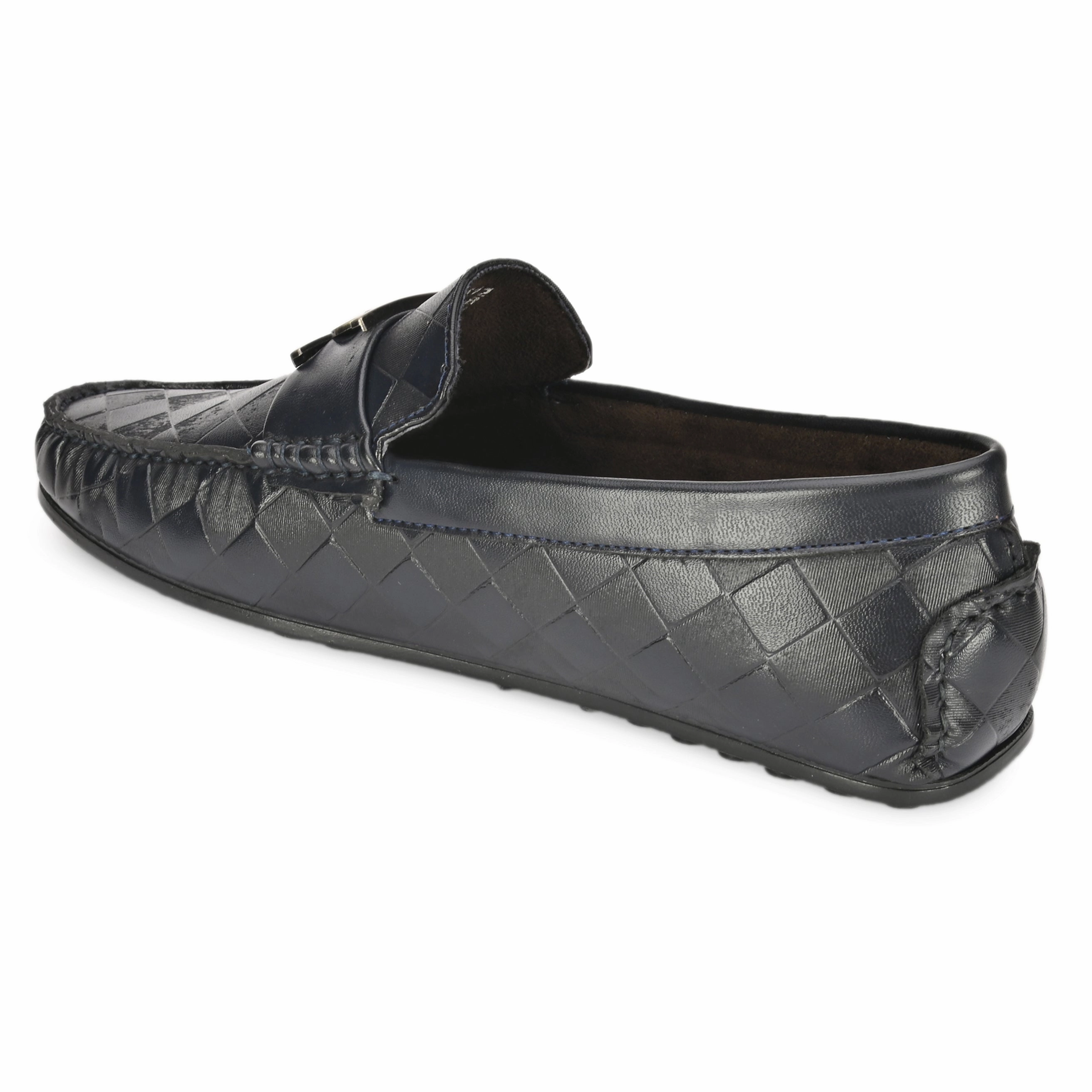 Loafers With Chain Newman Blue Driving Loafers