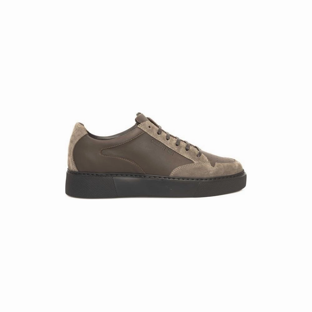 Asian Shoes Cerruti 1881 Beige Leather Men Sneaker