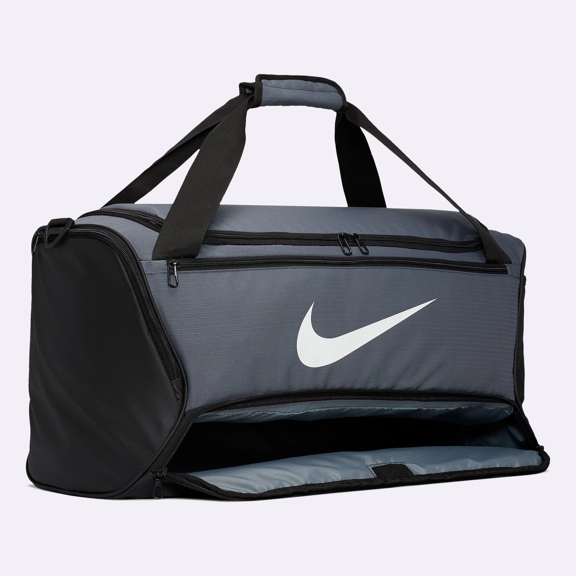 Asics Shoes Rotation Nike - Brasilia Training Duffel Bag - Medium - FLINT GREY/BLACK/WHITE