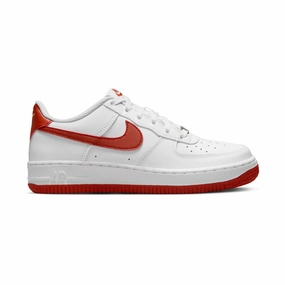 Nike Air Force 1 'White Dragon Red' Big Kids' Shoes Asics Gel Court Shoes