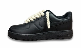 Popular Asics Shoes 2024 Nike Air Force 1 Black Rope Laces Beige