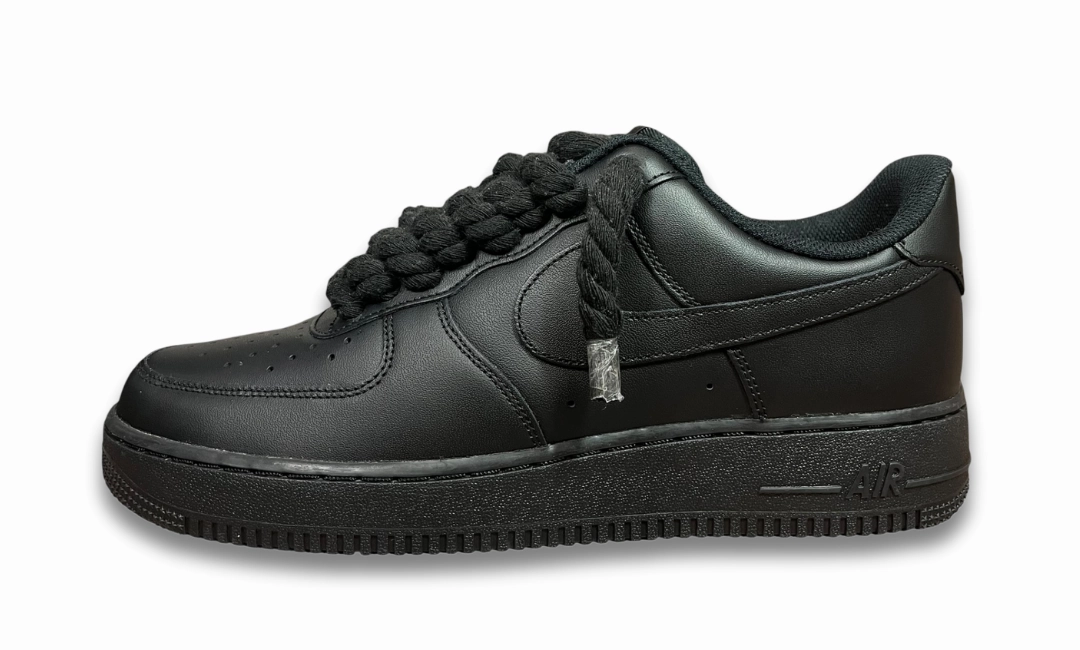 Nike Air Force 1 Black Rope Laces Black Asics Shoe Releases