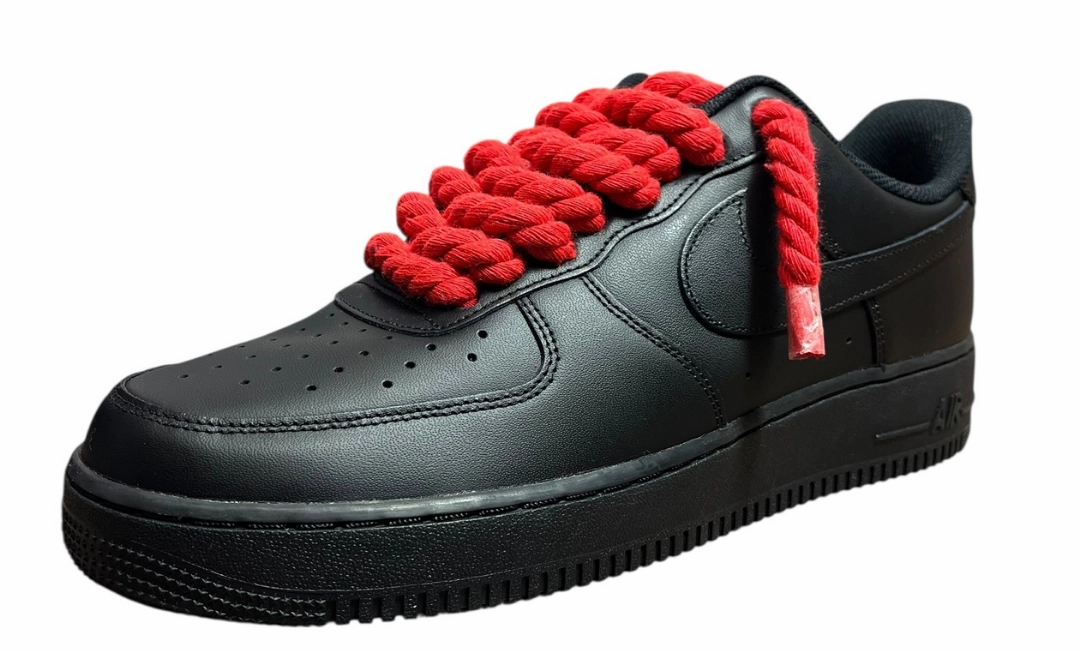 Nike Air Force 1 Black Rope Laces Red Asics Torrance Running Shoe Review