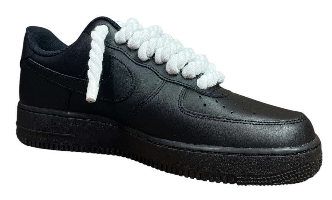 Asics Shoes For Overpronators Nike Air Force 1 Black Rope Laces White