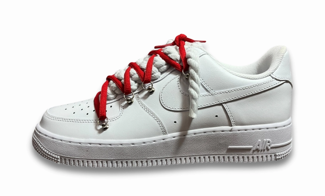 Asics Gel-pulse 15 Running Shoe Nike Air Force 1 White Double Rope Laces White/Red