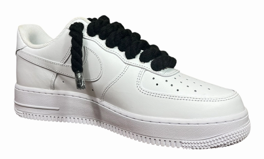 Asics Gel-excite 9 Wide Width Running Shoes Nike Air Force 1 White Rope Laces Black