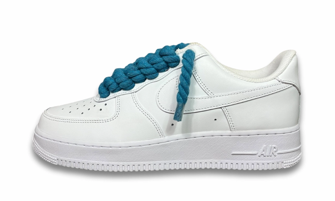 Amazon Asics Walking Shoes Nike Air Force 1 White Rope Laces Blue