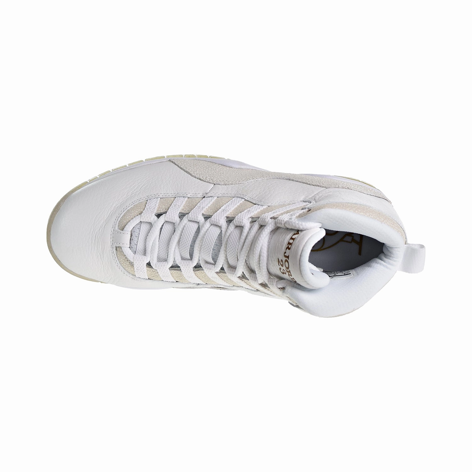 Nike Air Jordan 10 Retro OVO Drake Men's Shoes Summit White/Metallic Gold Forefoot Strike Running Shoes