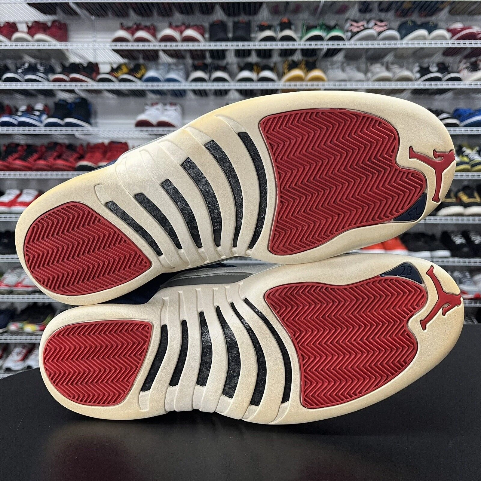 Nike Air Jordan 12 Retro International Flight 2018 BV8016-445 Men's Size 14 Asics Running Shoes Gel Kayano 25