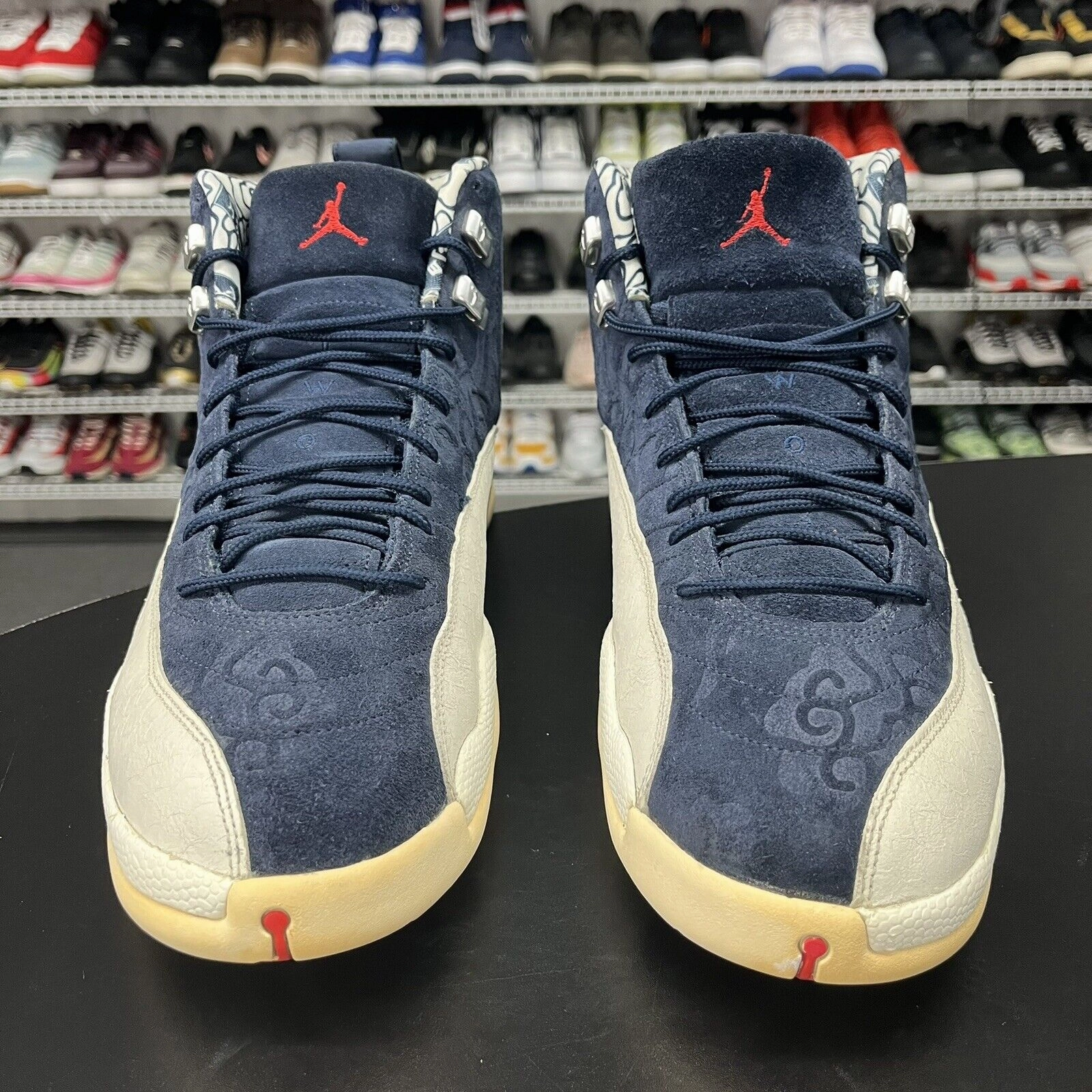 Nike Air Jordan 12 Retro International Flight 2018 BV8016-445 Men's Size 14 Support Asics Running Shoes