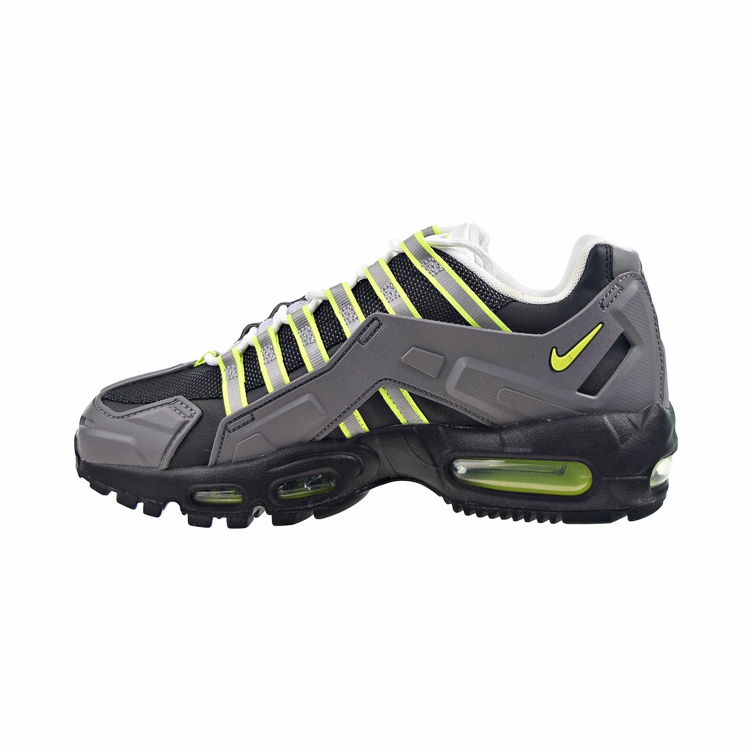 Nike Air Max 95 NDSTRKT AM 95 Men's Shoes Black-Neon Yellow-Medium Grey Asics Shoes Foot Locker