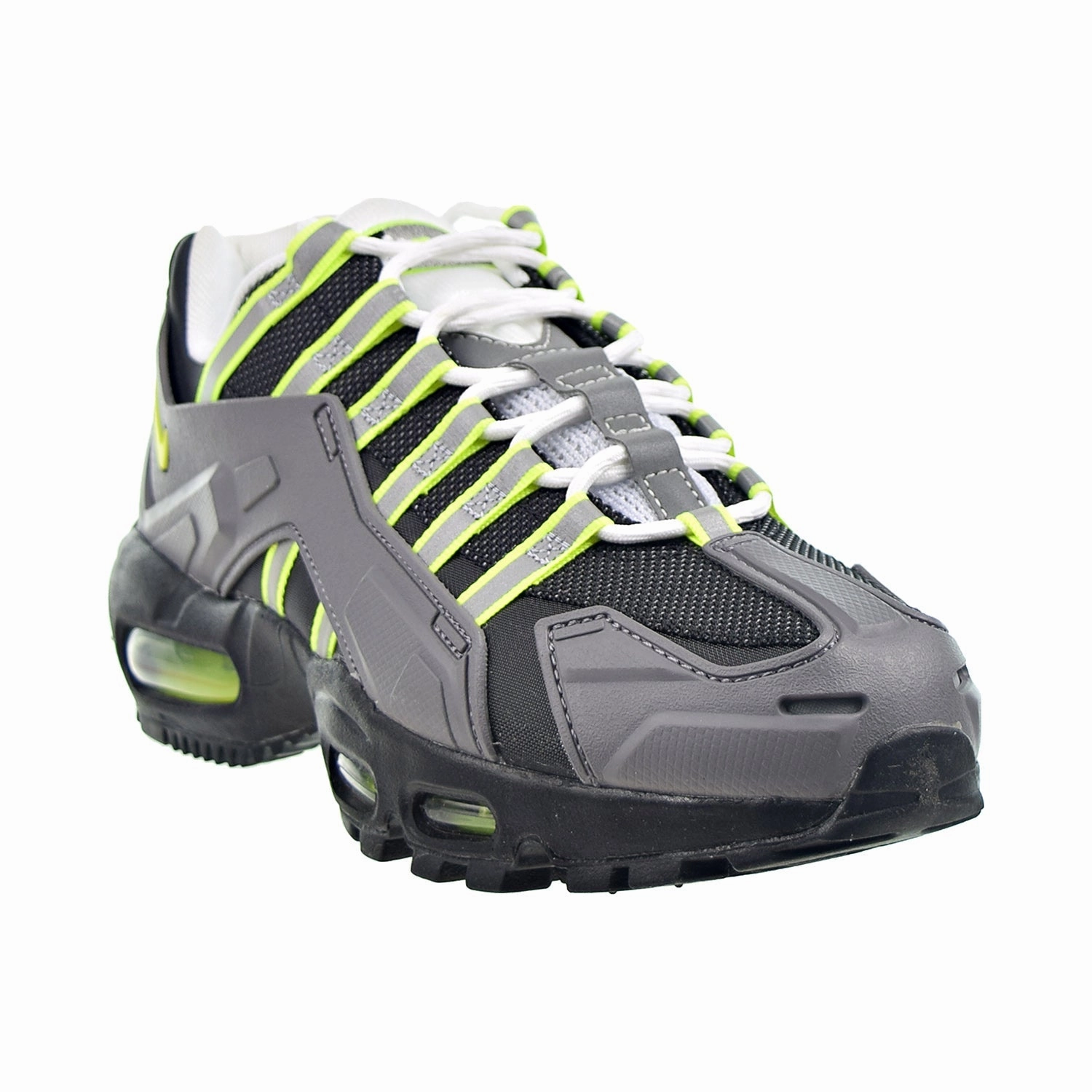 Asics Shoes Pure Silver Nike Air Max 95 NDSTRKT AM 95 Men's Shoes Black-Neon Yellow-Medium Grey